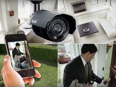 كاميرات مراقبة المنزل