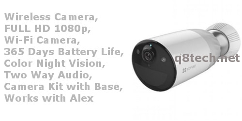 كاميرا مراقبة تعمل بالبطارية