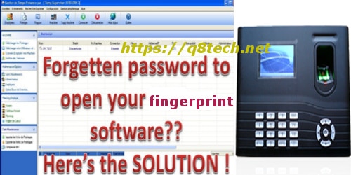 حل فقدان بصمة الـ Admin فى جهاز البصمة fingerprint